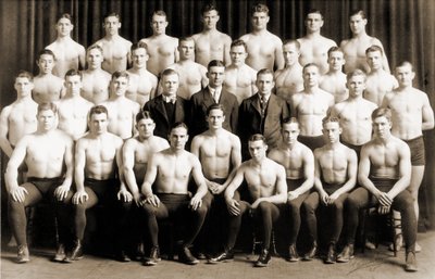 University of Michigan Wrestling Team by Unbekannt Unbekannt